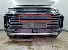 Зимняя заглушка радиатора к съемной сетке верх (4 части) для EXEED TXL I Рестайлинг 1