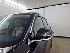 Дефлекторы окон с хром накладками 2D 8 шт для Geely Atlas II