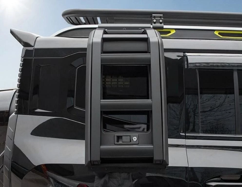 Боковая складная алюминиевая лестница для Jetour T2