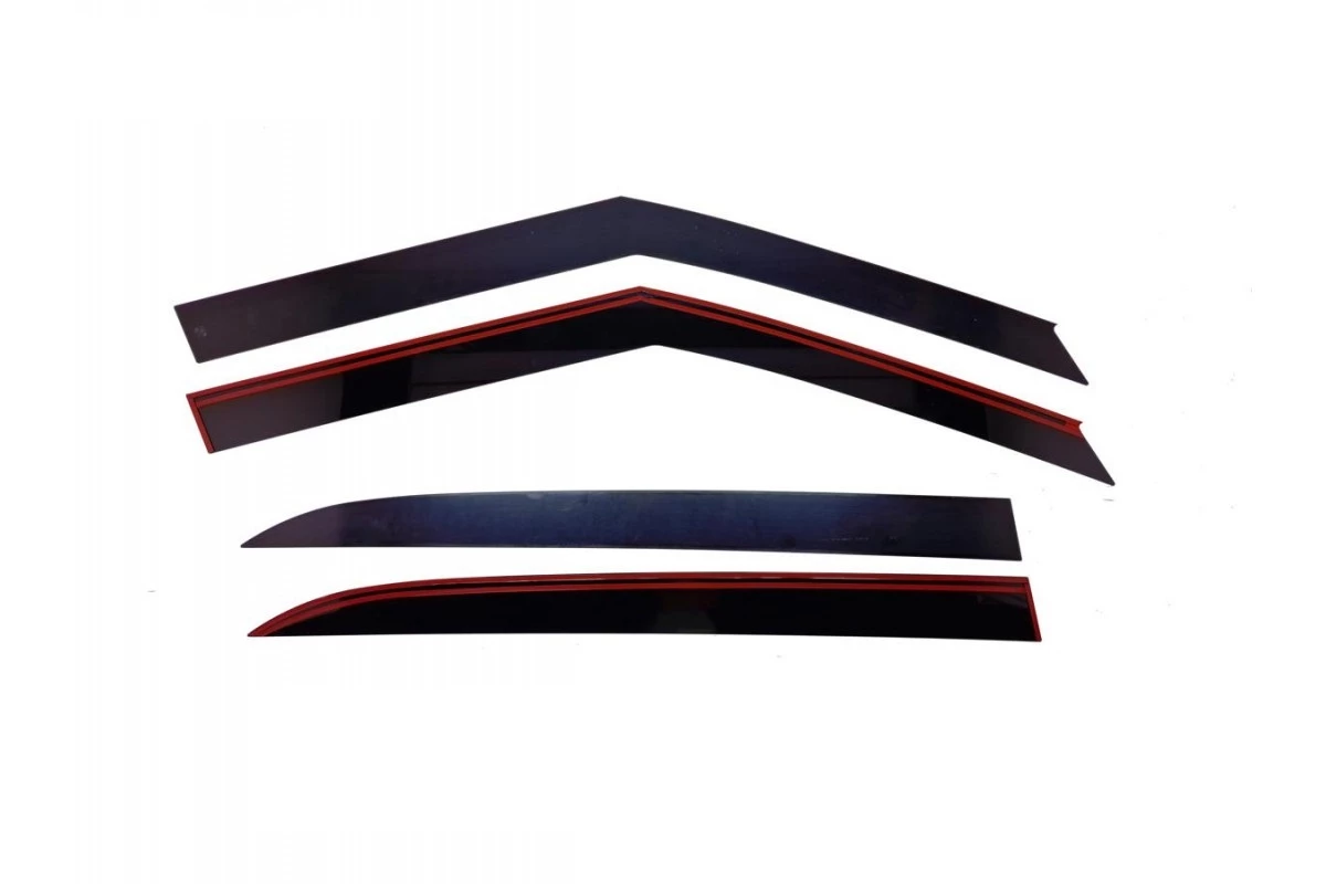 Дефлекторы окон 2D 4 шт. под наклоном для Solaris HS I