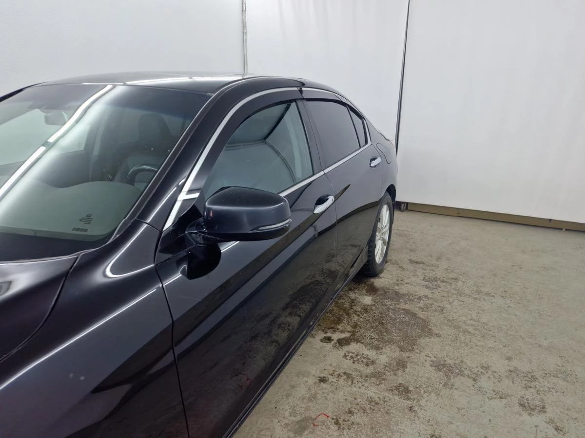 Дефлекторы окон 2D с хром накладками 4 шт. для Honda Accord IX Хром