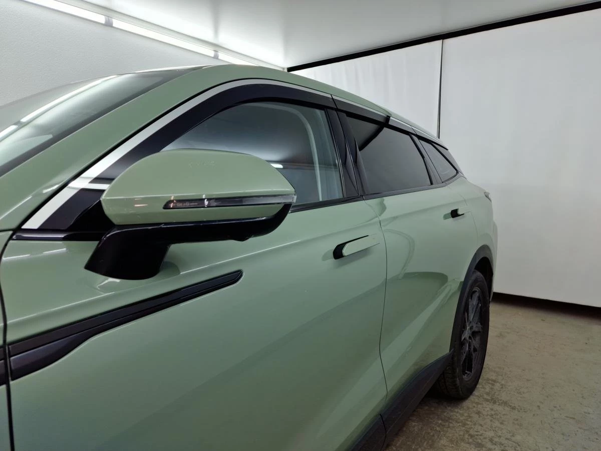 Дефлекторы окон с хром накладками 2D 6 шт для EXEED RX