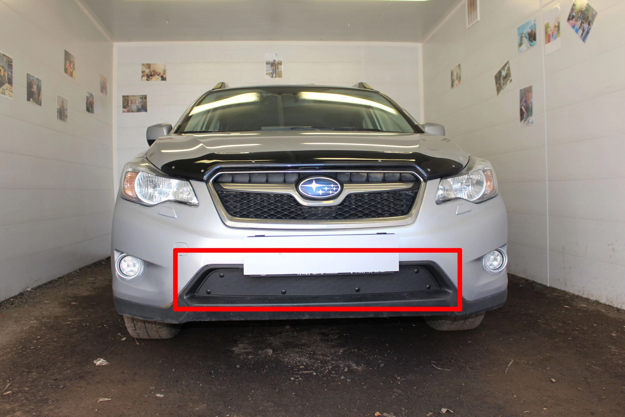 Зимняя заглушка радиатора к съемной сетке для Subaru XV I