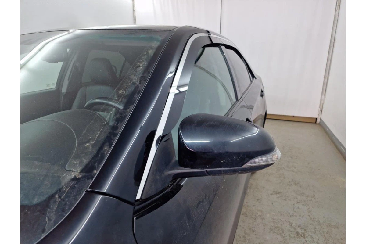 Дефлекторы окон с хром накладками 2D 8 шт для Toyota Camry VII (XV50) Рестайлинг 2