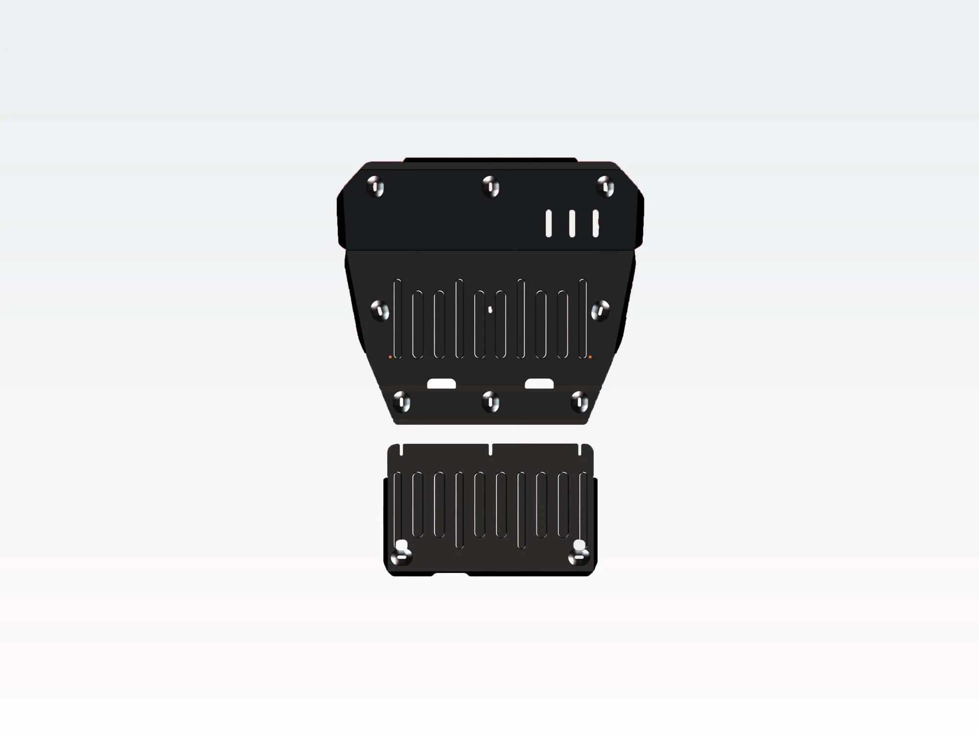 Защита картера и КПП (2 части) для Jetour T2  Alfeco ALF7004ST