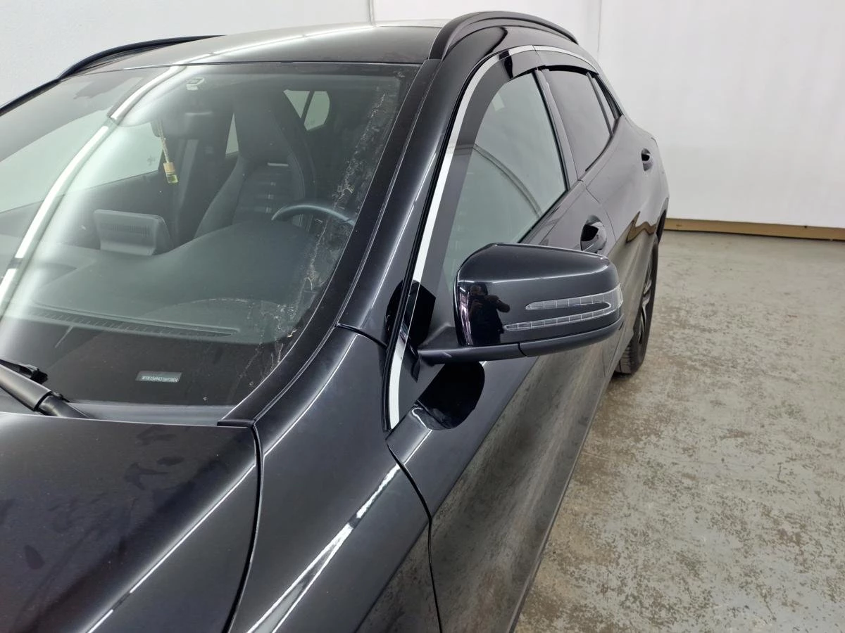 Дефлекторы окон 2D с хром накладками под наклоном 4 шт. для Mercedes-Benz GLA I (X156) Рестайлинг Хром