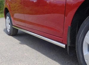 Пороги труба 42,4 мм для Renault Logan II  ТСС RENLOG15-05