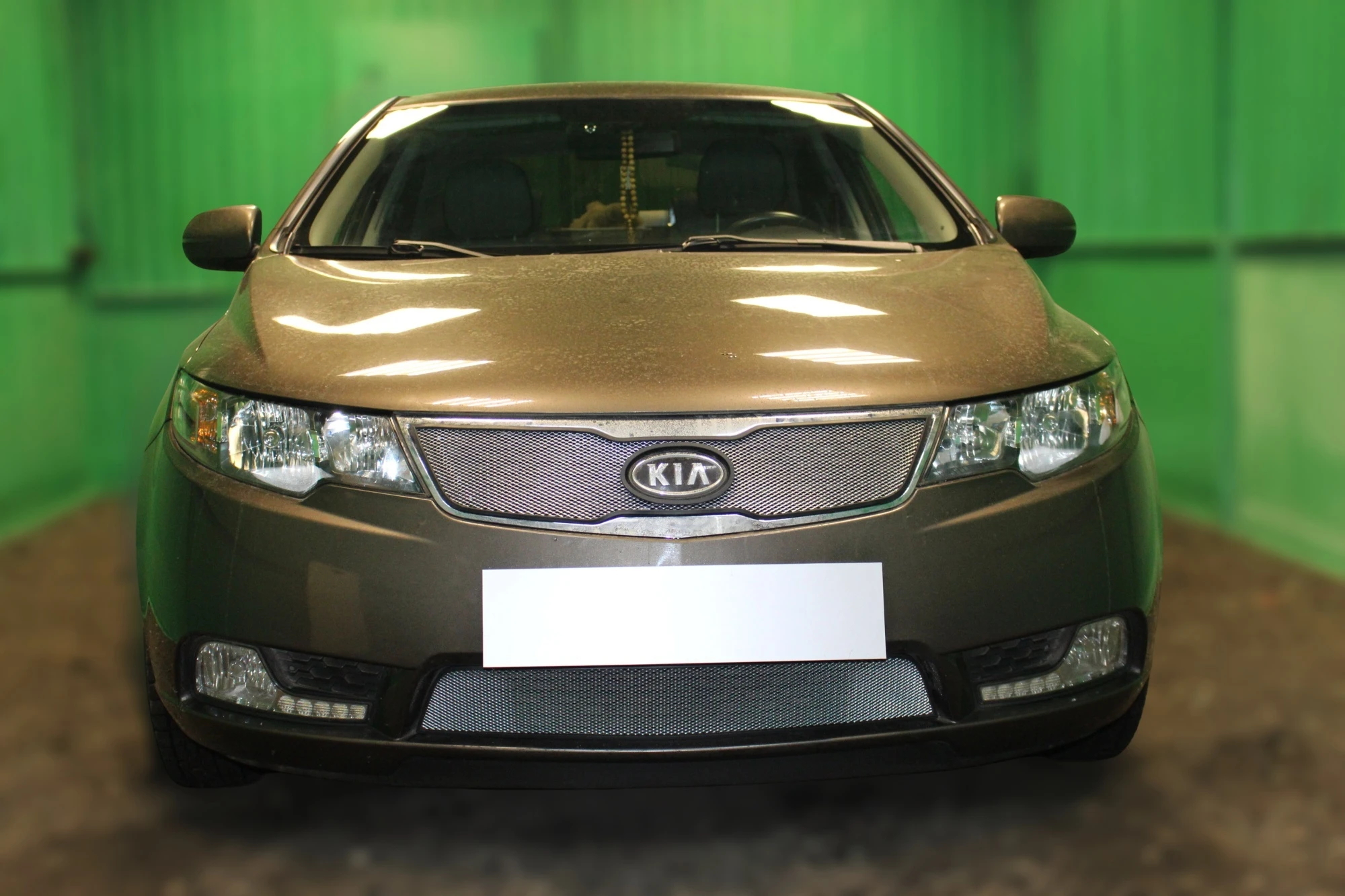 Комплект сеток chrome верх и низ для Kia Cerato II