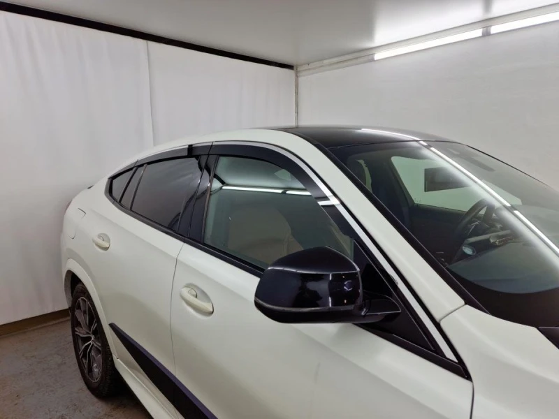 Дефлекторы окон 2D с хром накладками 6 шт. для BMW X6 III (G06) Хром Стрелка 11 2D427-6C.S11