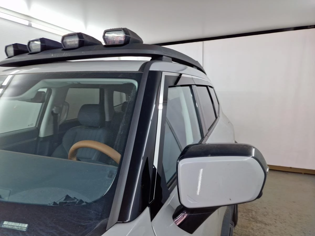 Дефлекторы окон 2D с хром накладками 6 шт. для Changan Deepal G318 I Хром