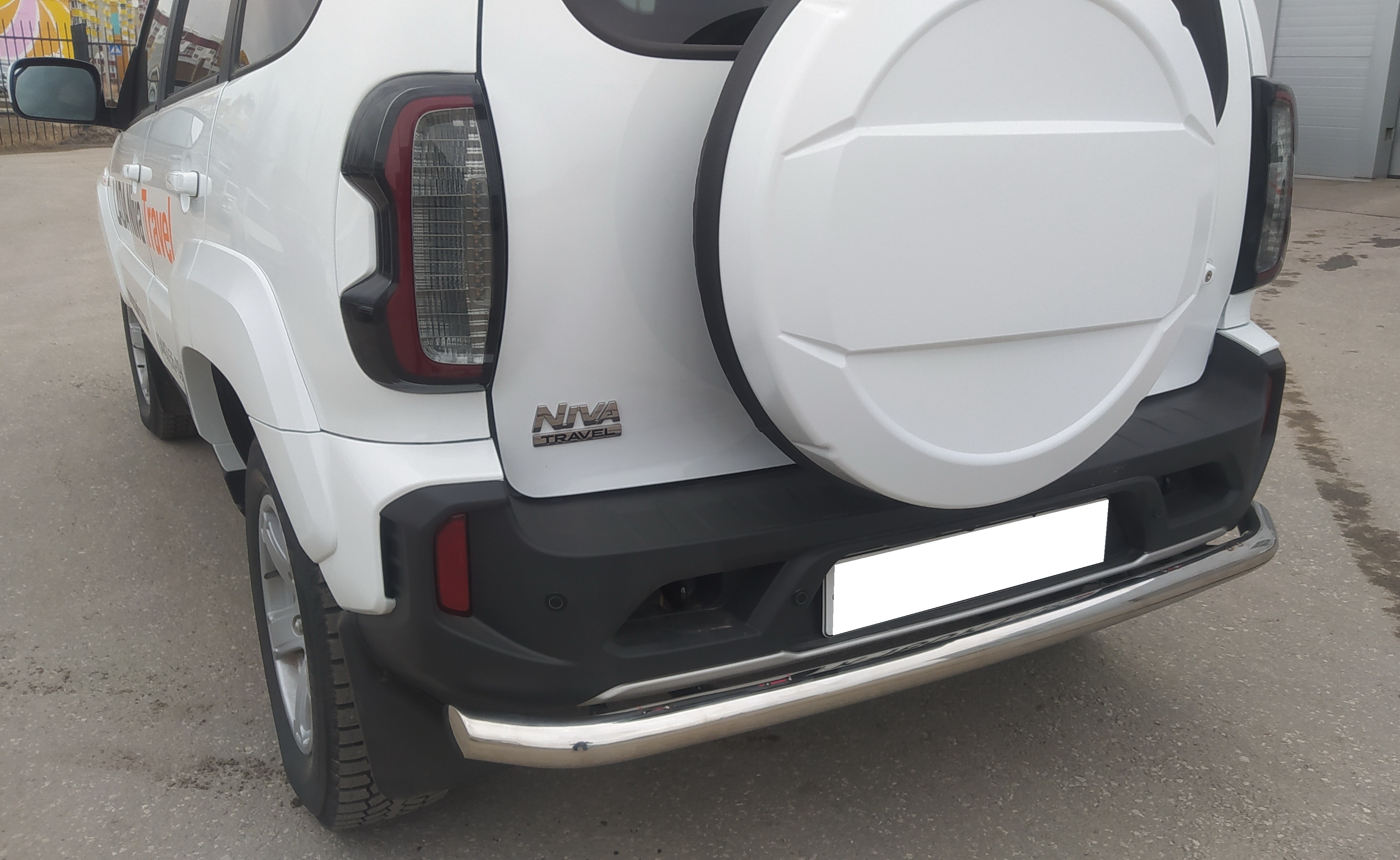Защита заднего бампера d60 мм для LADA (ВАЗ) Niva I Рестайлинг (Travel)