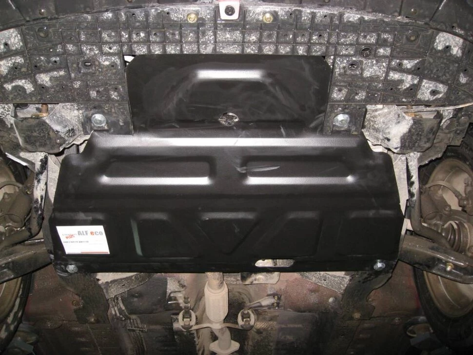 Защита картера и КПП для Chery IndiS (S18D) I  Alfeco ALF0211ST