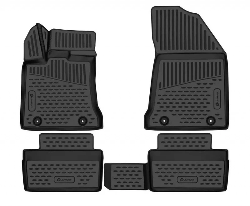 Коврики 3D в салон полиуретан 4шт для Haval Dargo Черный FORMAT FORMAT.3DAN0356210k