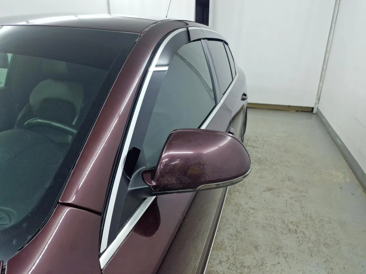 Дефлекторы окон 2D с хром накладками 4 шт. для Skoda Superb II Рестайлинг