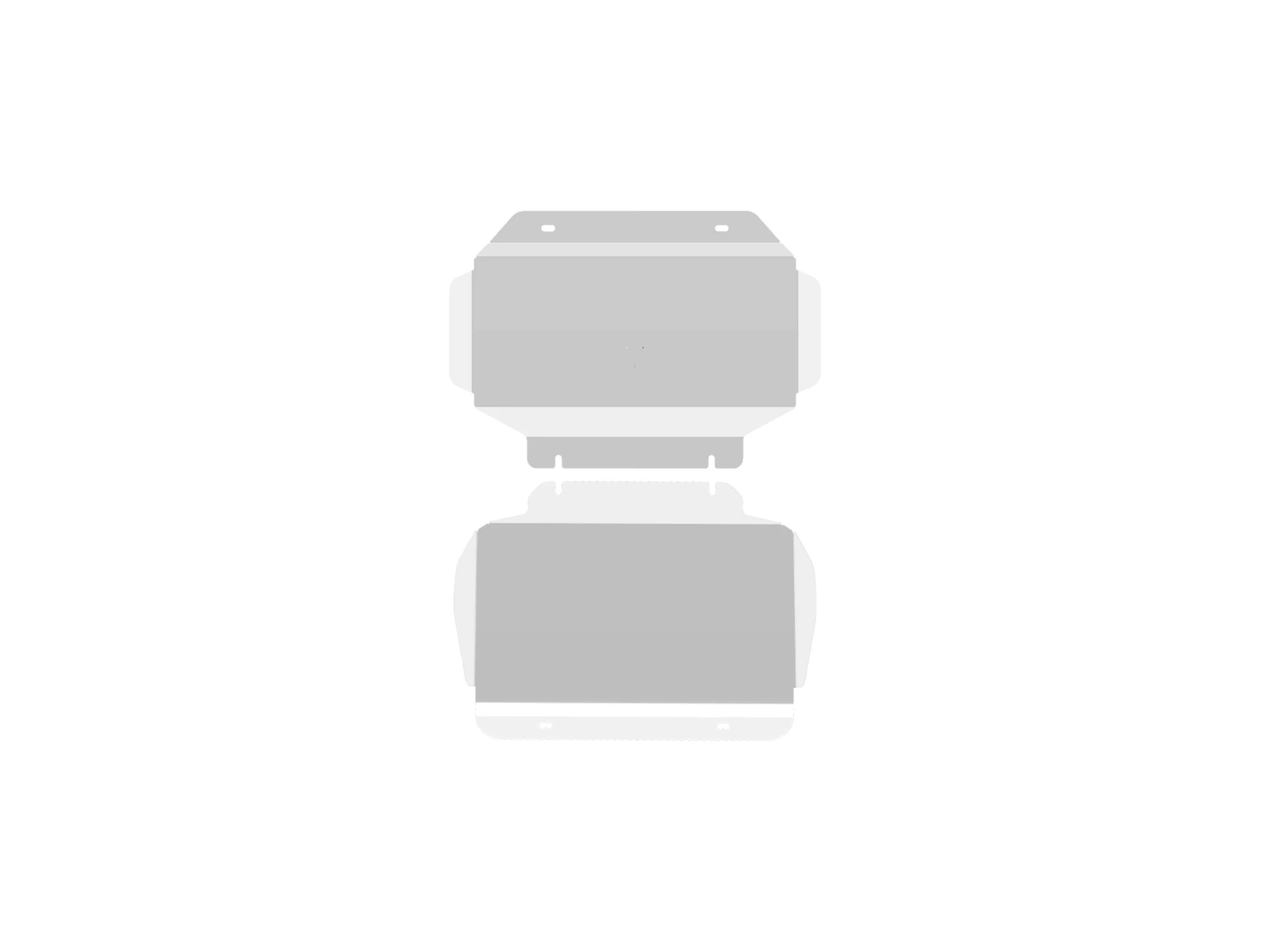 Защита картера (2 части) для Chevrolet Tahoe III  Alfeco ALF3701AL4