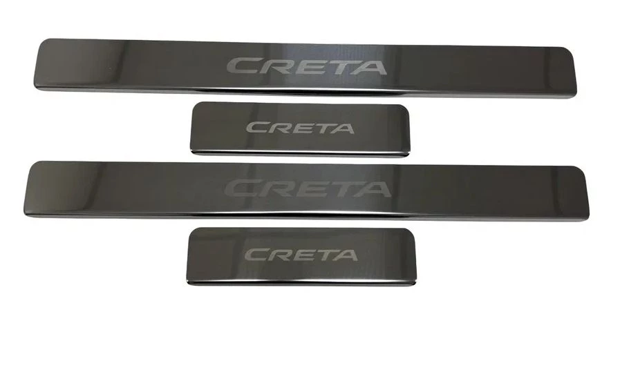 Накладки на пороги из нержавеющей стали 4шт. для Hyundai Creta II