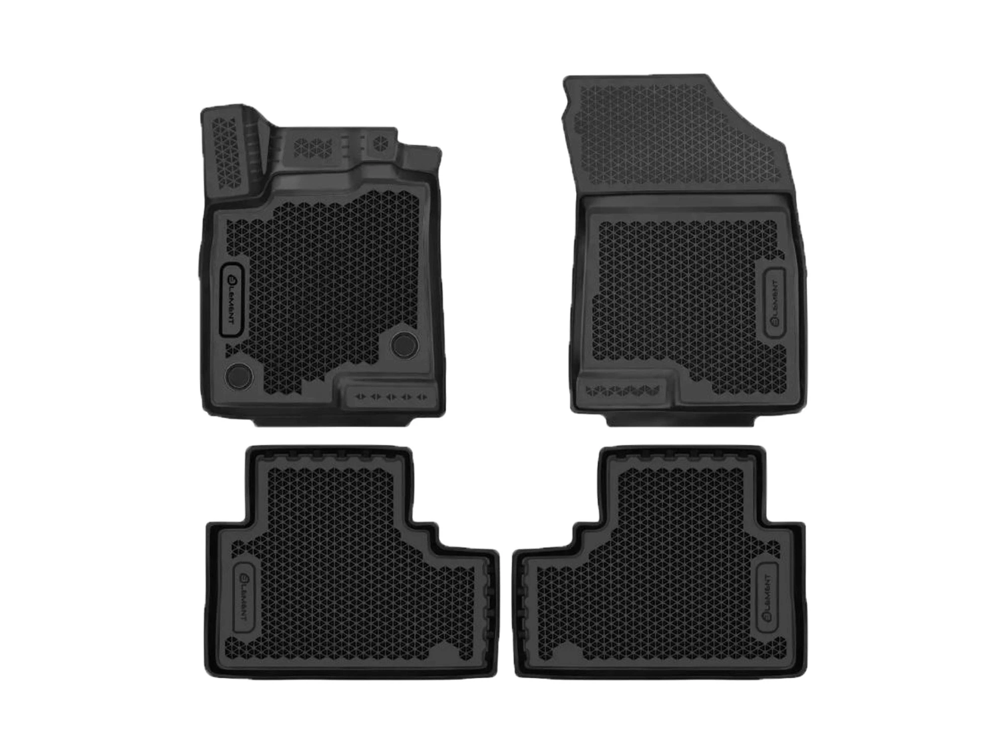 Коврики 3D в салон полиуретан 4шт для Haval Jolion I Черный Element EVA.ELEMENT3DAN0189210k