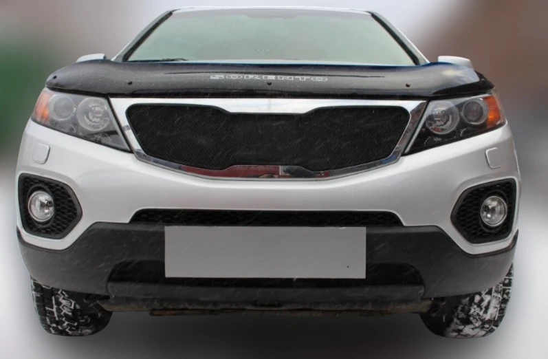 Комплект сеток black верх и низ для Kia Sorento II