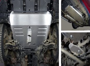 Защиты комплект (картер и КПП, бак, дифференциал) для Lexus NX I