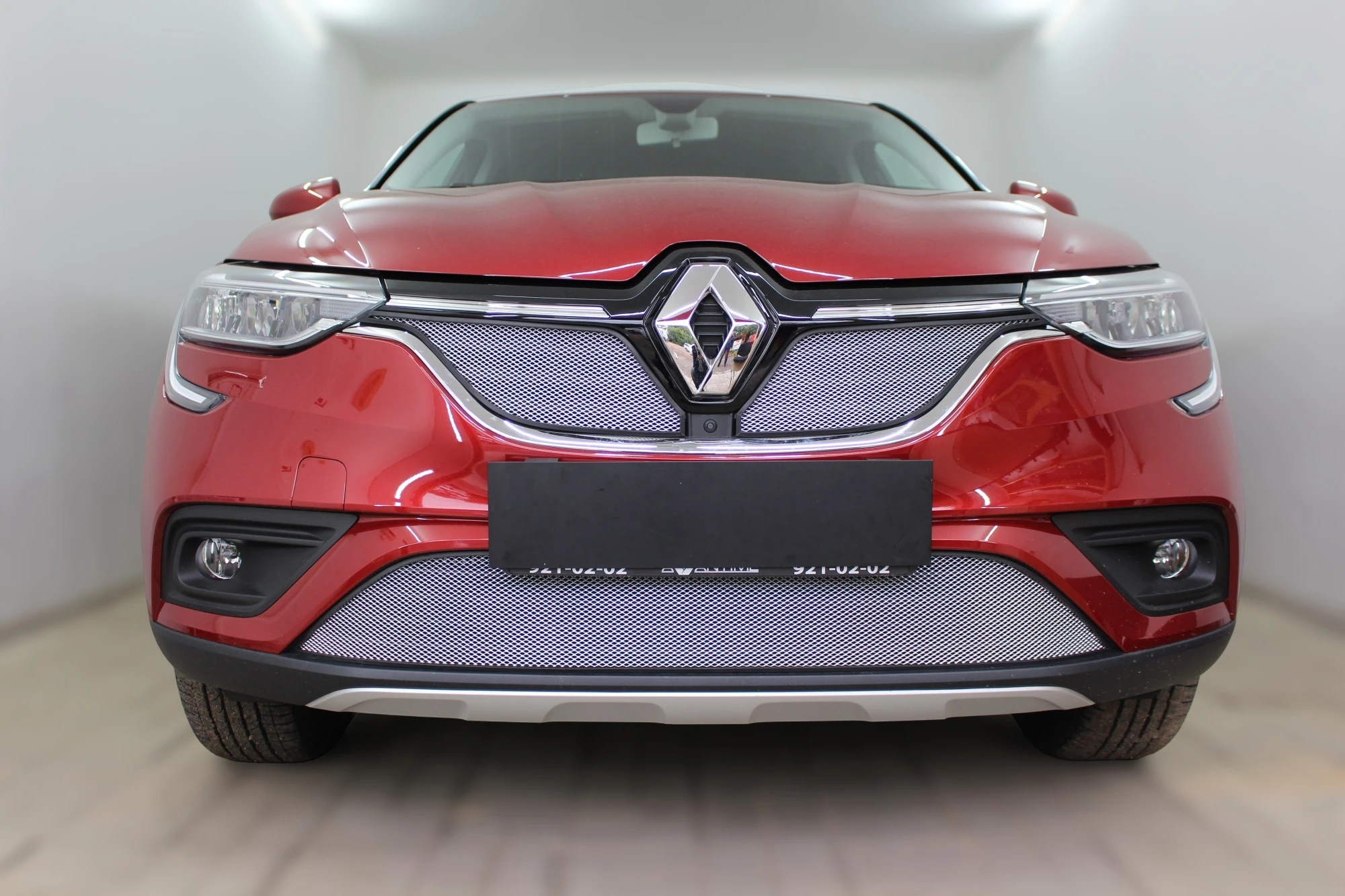 Комплект сеток chrome верх 2 части и низ для Renault Arkana I