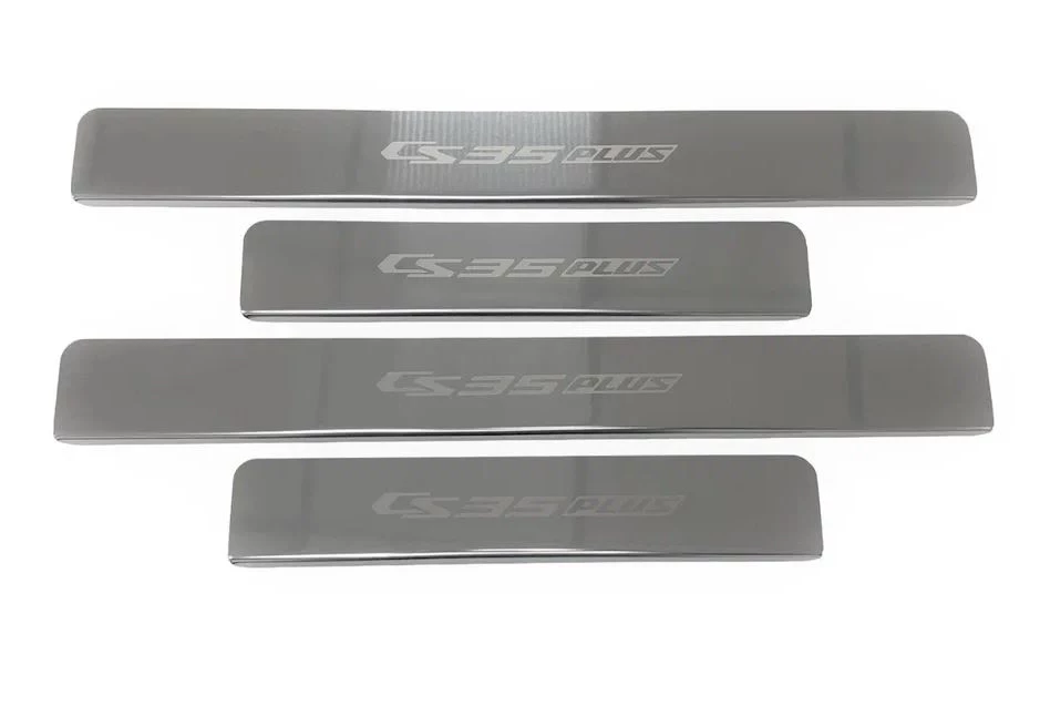 Накладки на пороги из нержавеющей стали 4шт. для Changan CS35PLUS I Рестайлинг