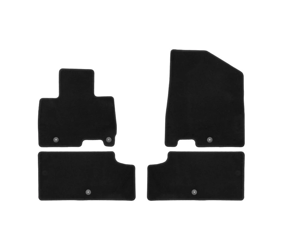 Коврики в салон текстиль Klever Econom 4 шт для Kia Carnival IV Черный Klever KLEVER0102507001200k