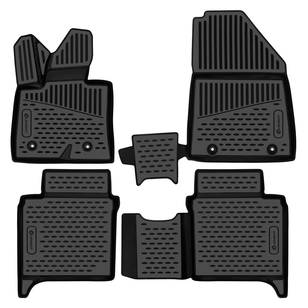 Коврики 3D в салон полиуретан 4 шт. для Zeekr X I Черный