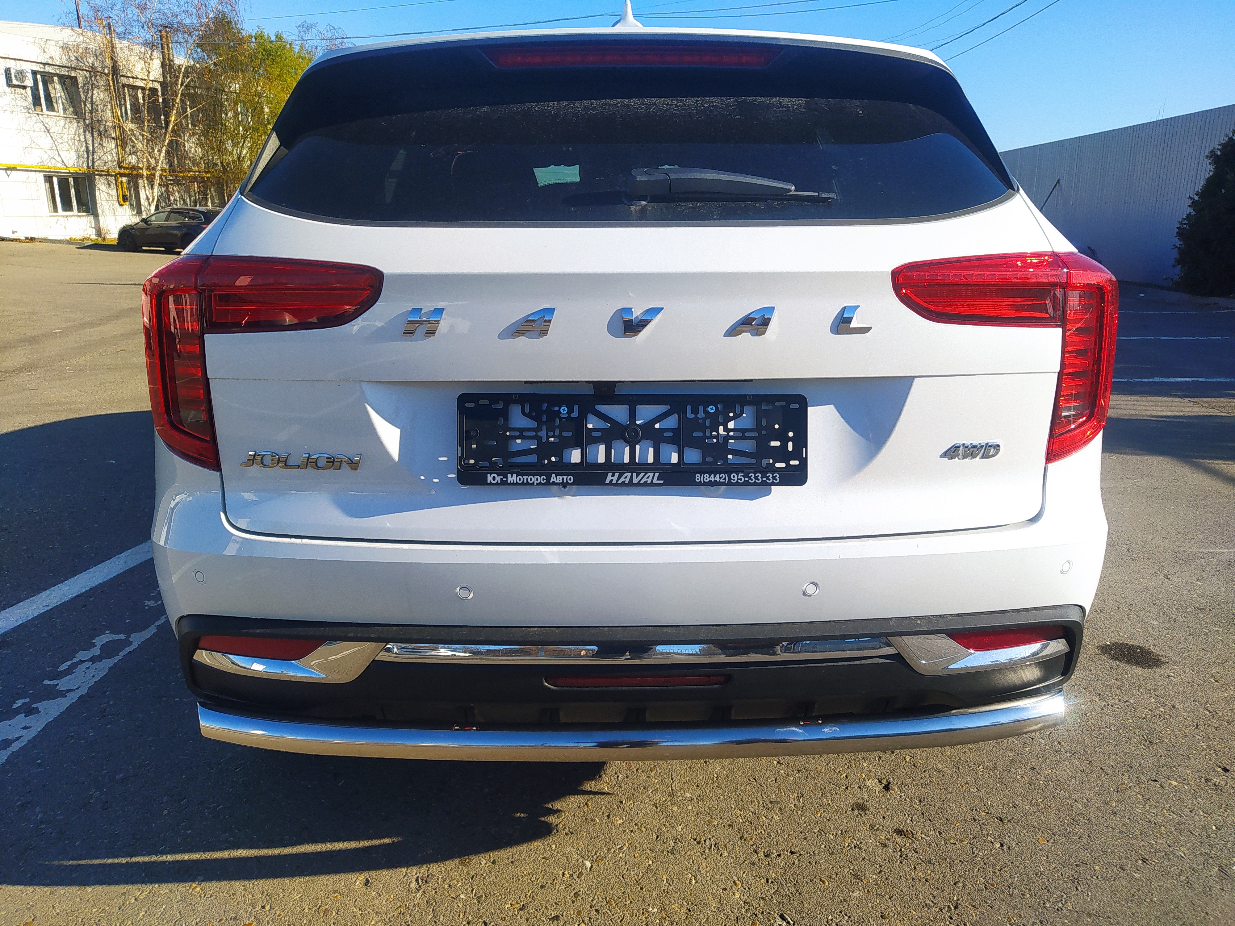 Защита заднего бампера d60 мм для Haval Jolion I