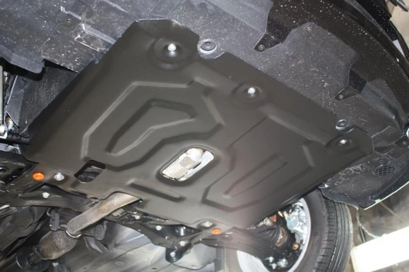 Защита картера и КПП для Chery Bonus 3 (E3/A19)  Alfeco ALF0213ST