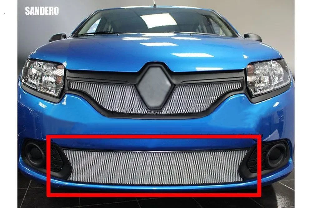 Защитная сетка радиатора низ для Renault Sandero II
