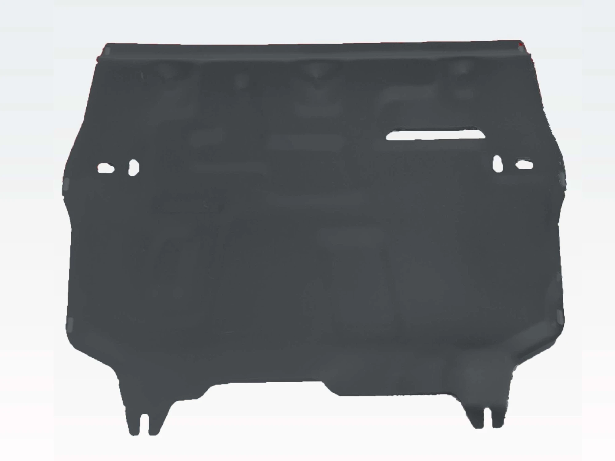 Защита картера и КПП для Audi A1 I (8X) Черный Alfeco ALF3038ST