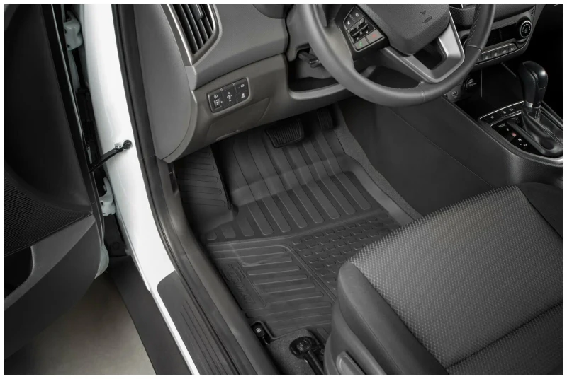 Коврики в салон полиуретан 4шт для Ford Focus II Рестайлинг Черный FORMAT FORMAT.s000.5
