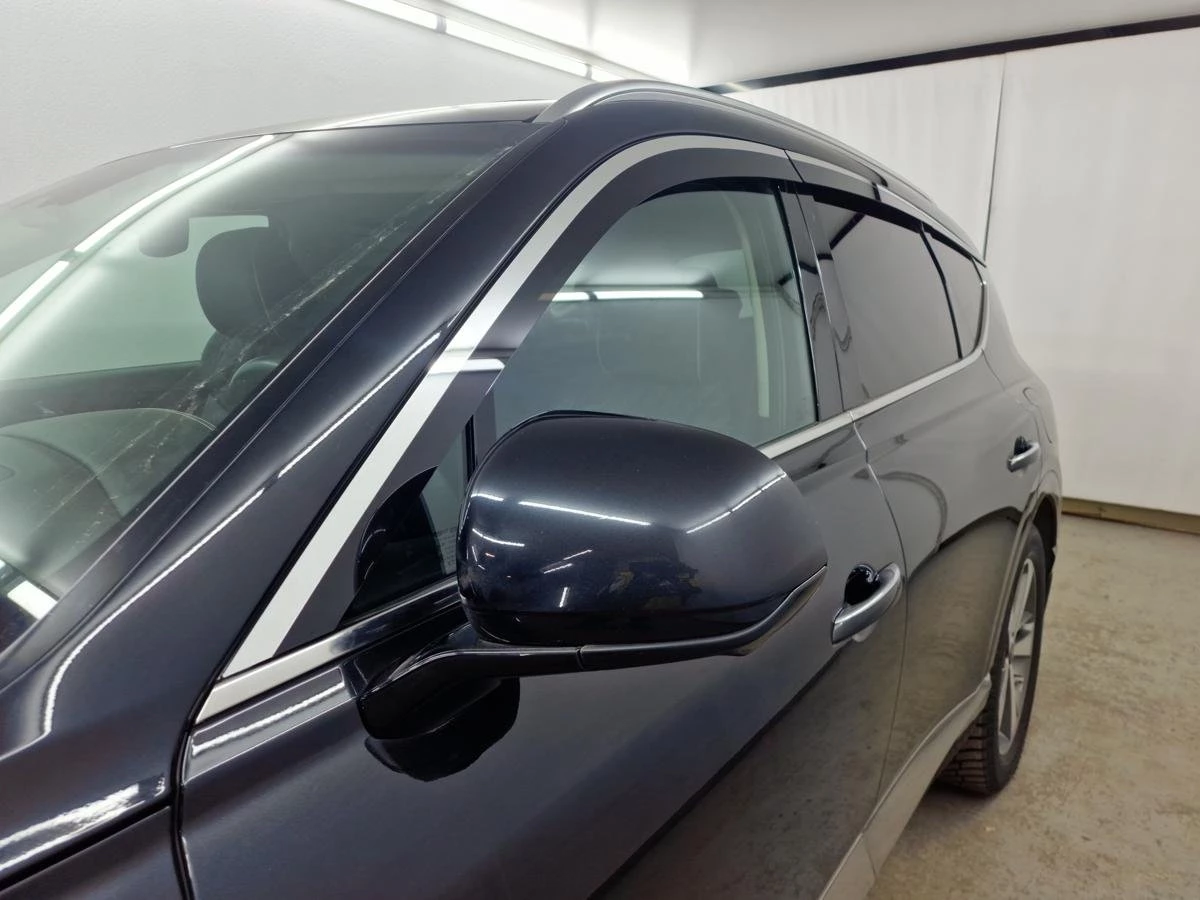 Дефлекторы окон 2D с хром накладками 6 шт. для Genesis GV80 I