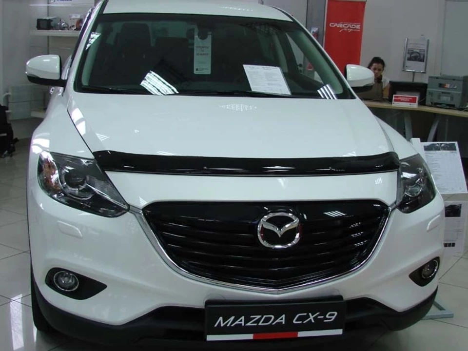 Дефлектор капота темный для Mazda CX-9 I
