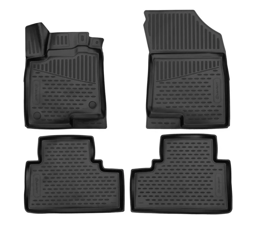 Коврики 3D в салон полиуретан 4 шт для Nissan N7 I Черный Element ELEMENT3DAN1176210k