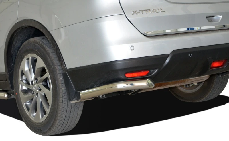 Защита заднего бампера угловая d60 мм для Nissan X-Trail III  Юко NXT.15.18