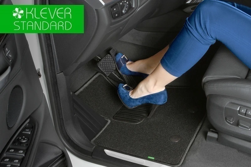 Коврики в салон Klever Standard текстиль 5шт для Volkswagen Multivan T5 Черный Klever KLEVER02511701210kh