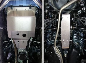 Защиты комплект (картер, задний дифференциал) для Subaru Forester IV Рестайлинг