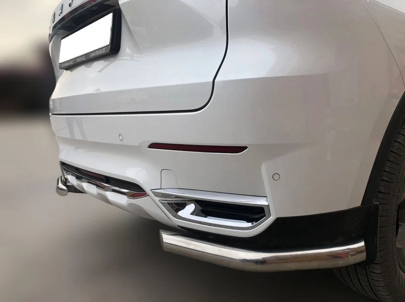 Защита заднего бампера угловая d60 мм для Haval F7x I  Юко GWF7.19.17