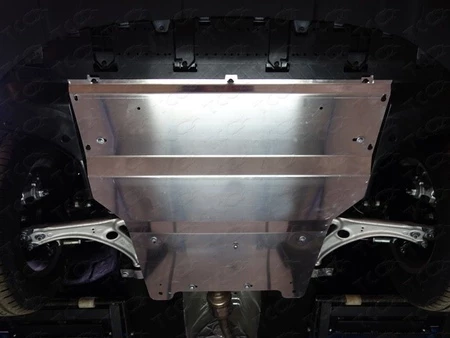 Защиты комплект (картер и КПП, бак левая, бак правая) для Audi Q3 I (8U)