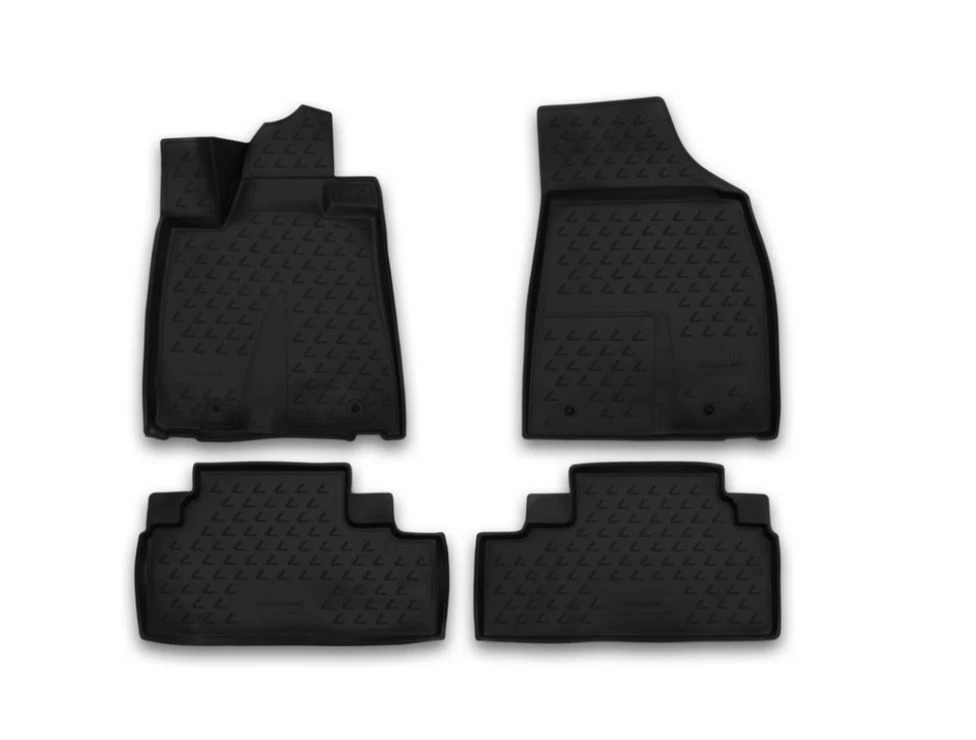 Коврики 3D в салон полиуретан 4 шт для Lexus RX III Черный Element NLC.3D.29.10.210k