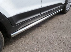 Пороги труба 60,3 мм для Hyundai Creta I