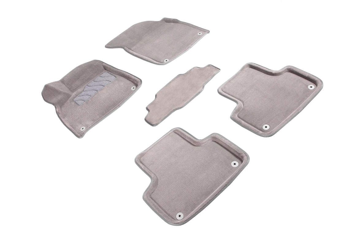 Коврики 3D ВОРС в салон для Audi Q7 II (4M) Серый