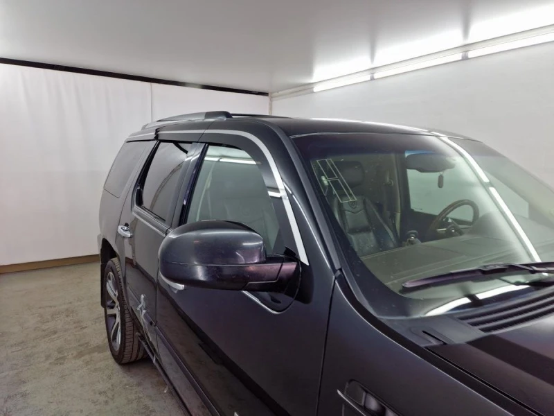 Дефлекторы окон 2D с хром накладками 6 шт. для Cadillac Escalade III Хром Стрелка 11 2D361-6C.S11