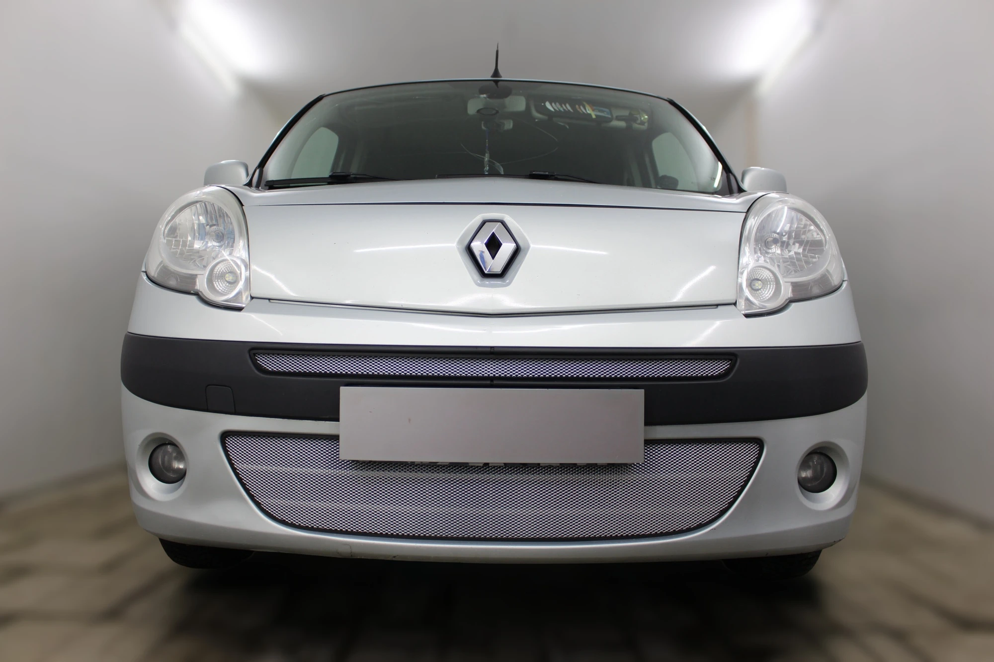 Комплект сеток chrome верх и низ для Renault Kangoo II Хром