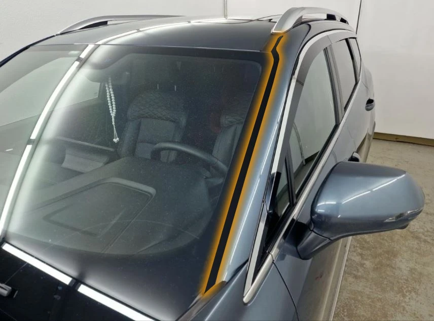 Водосток лобового стекла Премиум для Geely Okavango I Рестайлинг