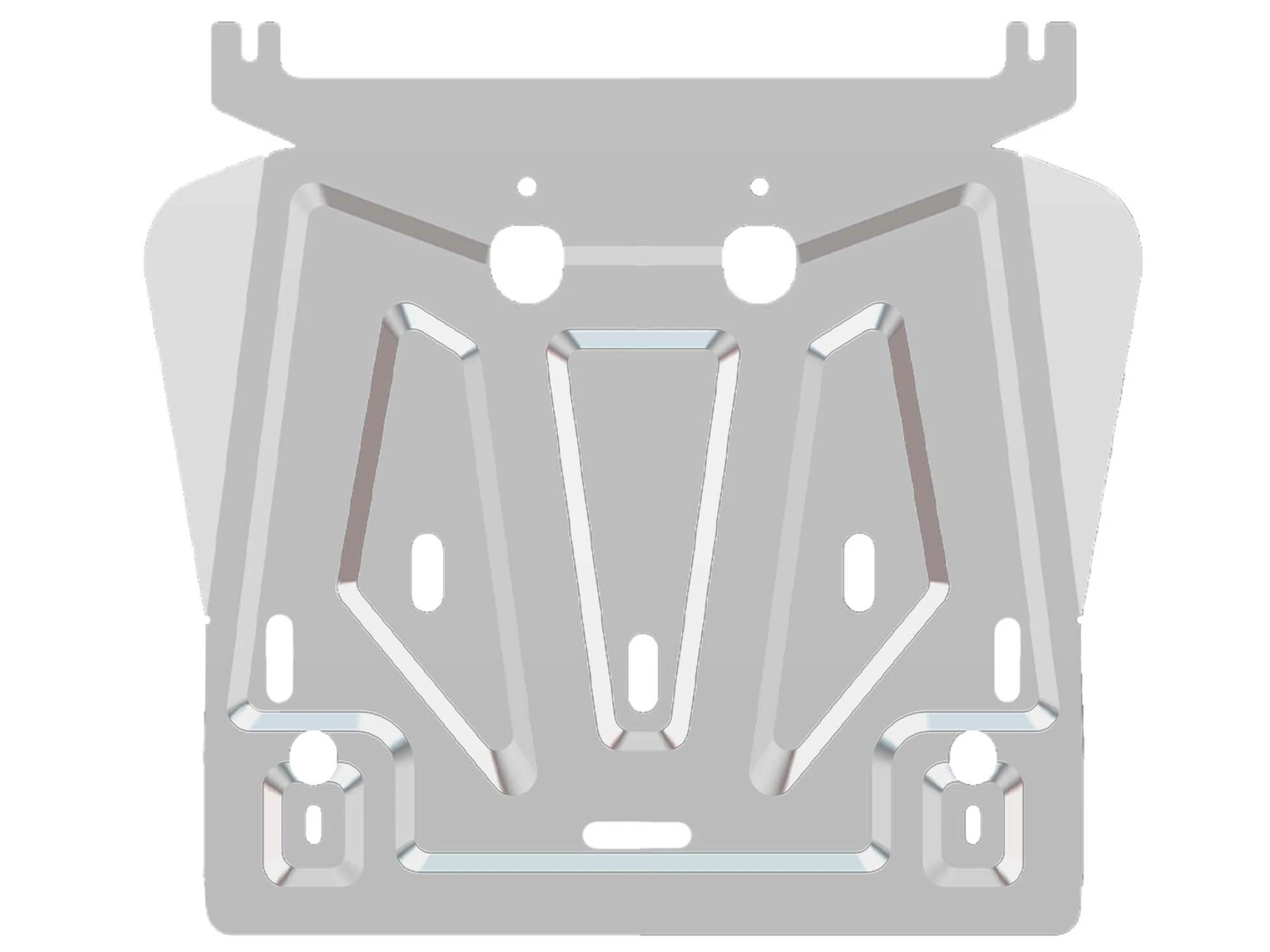 Защита картера для Toyota Land Cruiser 200 Series Рестайлинг 2  Alfeco ALF2496AL4