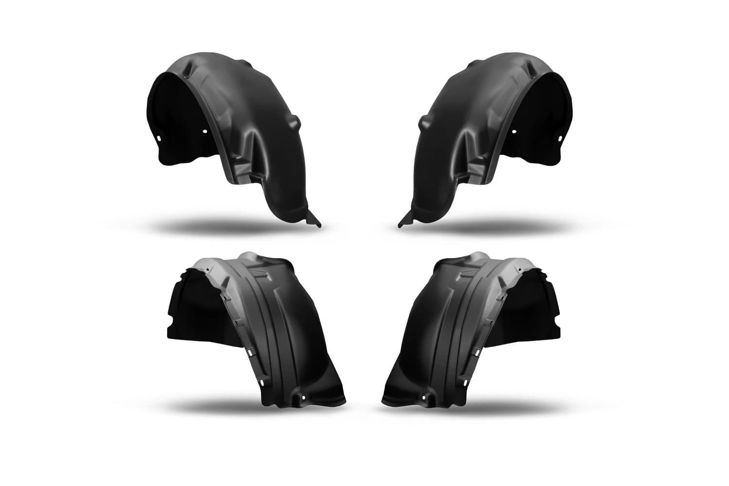 Комплект подкрылков 4шт. для Toyota Corolla XI (E160, E170, Е180)