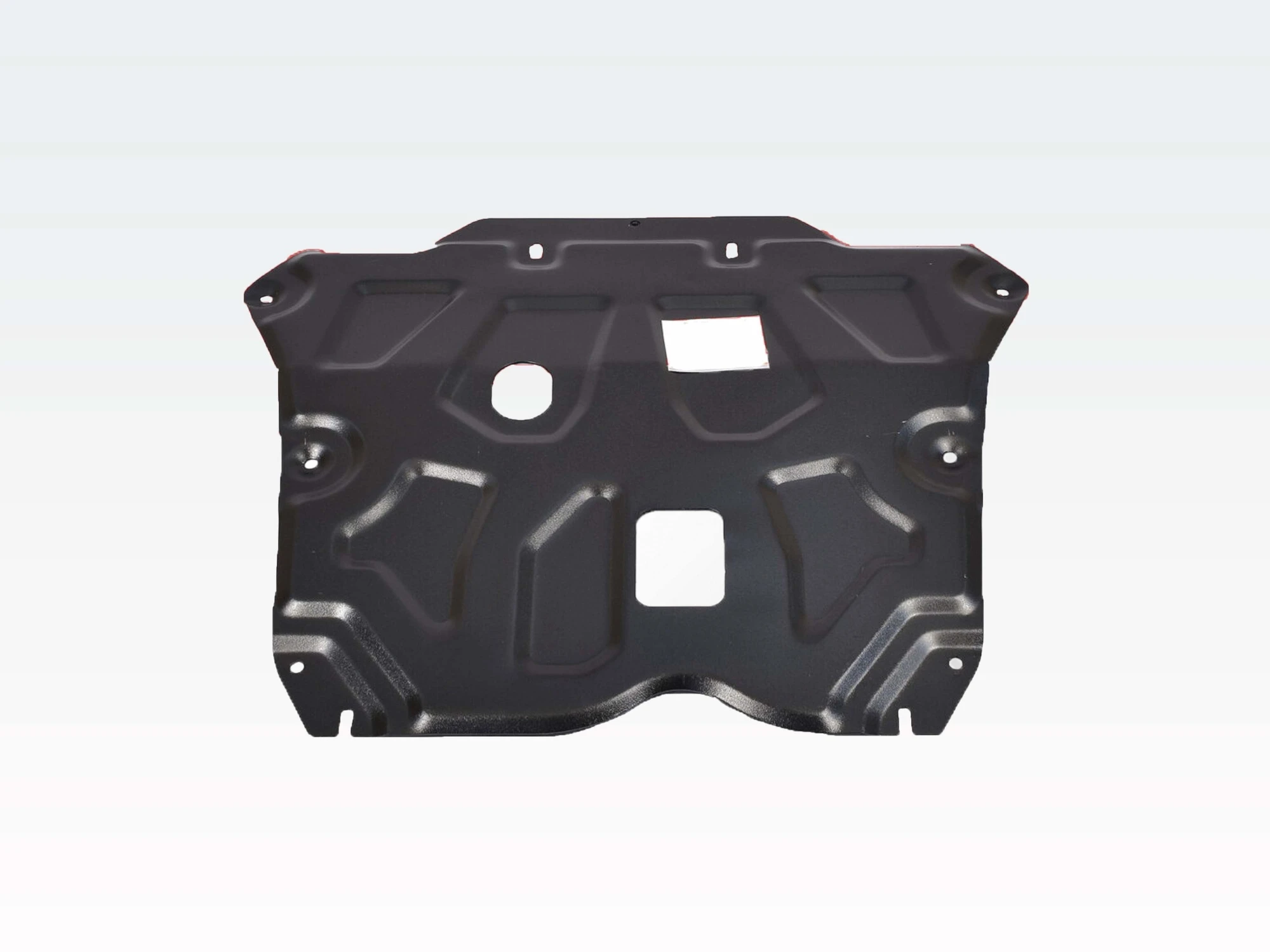 Защита картера и КПП для Renault Arkana I Черный Alfeco ALF1809ST
