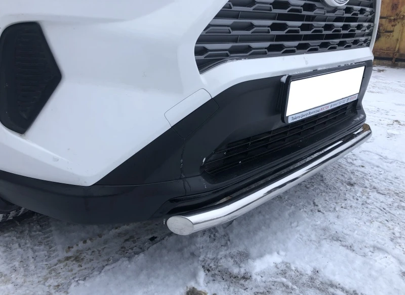 Защита переднего бампера короткая d60 мм для Toyota RAV4 V (XA50)  Юко TRAV.19.01